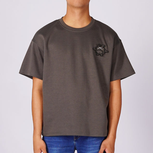 RRJ Men's Basic Tees Oversized Fitting 169040 (Dark Gray)