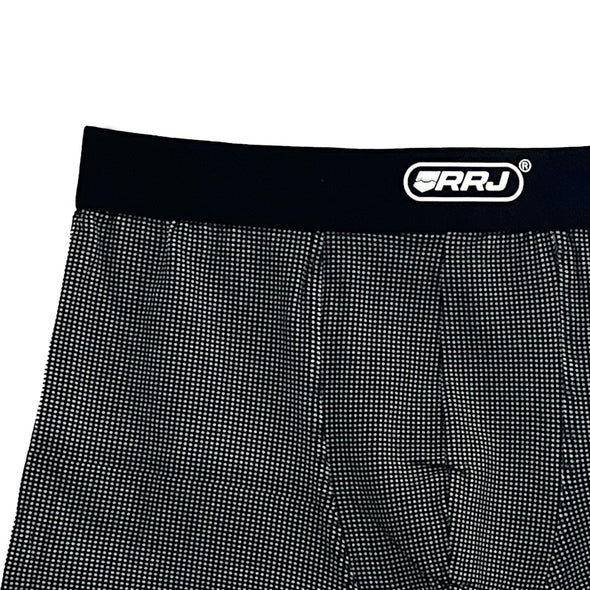 RRJ Men's Basic Accessories Innerwear Boxer Brief 128554 (Black)