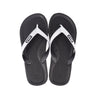 RRJ Men's Basic Accessories Rubber Flip-Flops 161432 (Dark Gray)