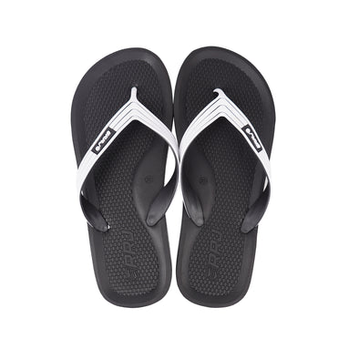 RRJ Men's Basic Accessories Rubber Flip-Flops 161432 (Dark Gray)