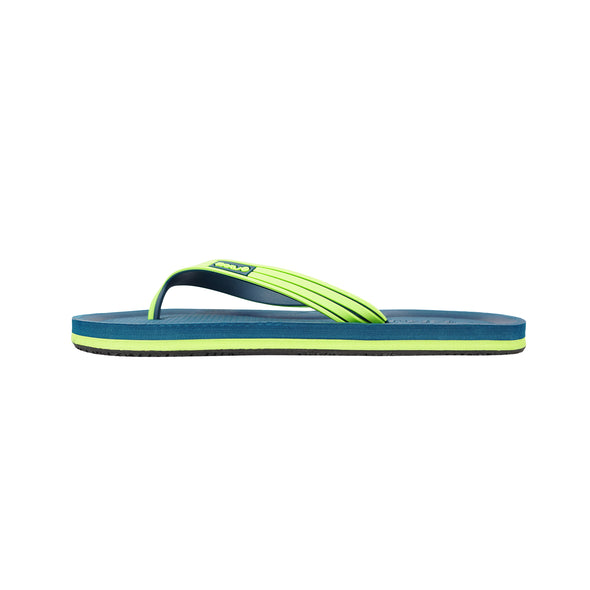 RRJ Men's Basic Accessories Rubber Flip-Flops 161432 (Teal Green)